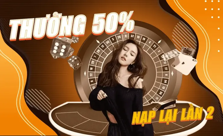 Săn Thưởng Nạp Lần 2 Tặng 50% Cực Chất Tại Nhà Cái FB88 2 Săn Thưởng Nạp Lần 2 Tặng 50% Cực Chất Tại Nhà Cái FB88